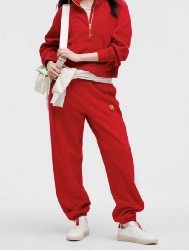 Lululemon Lunar New Year Medium Rise Oversized Scuba Joggers Size Large